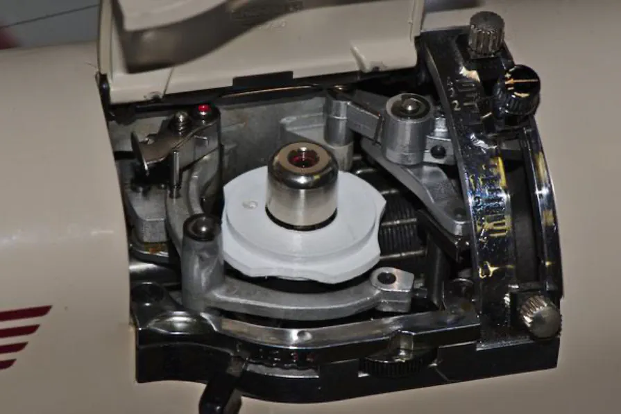 A self-built Elna disc sitting in the machine A self-built Elna disc sitting in the machine